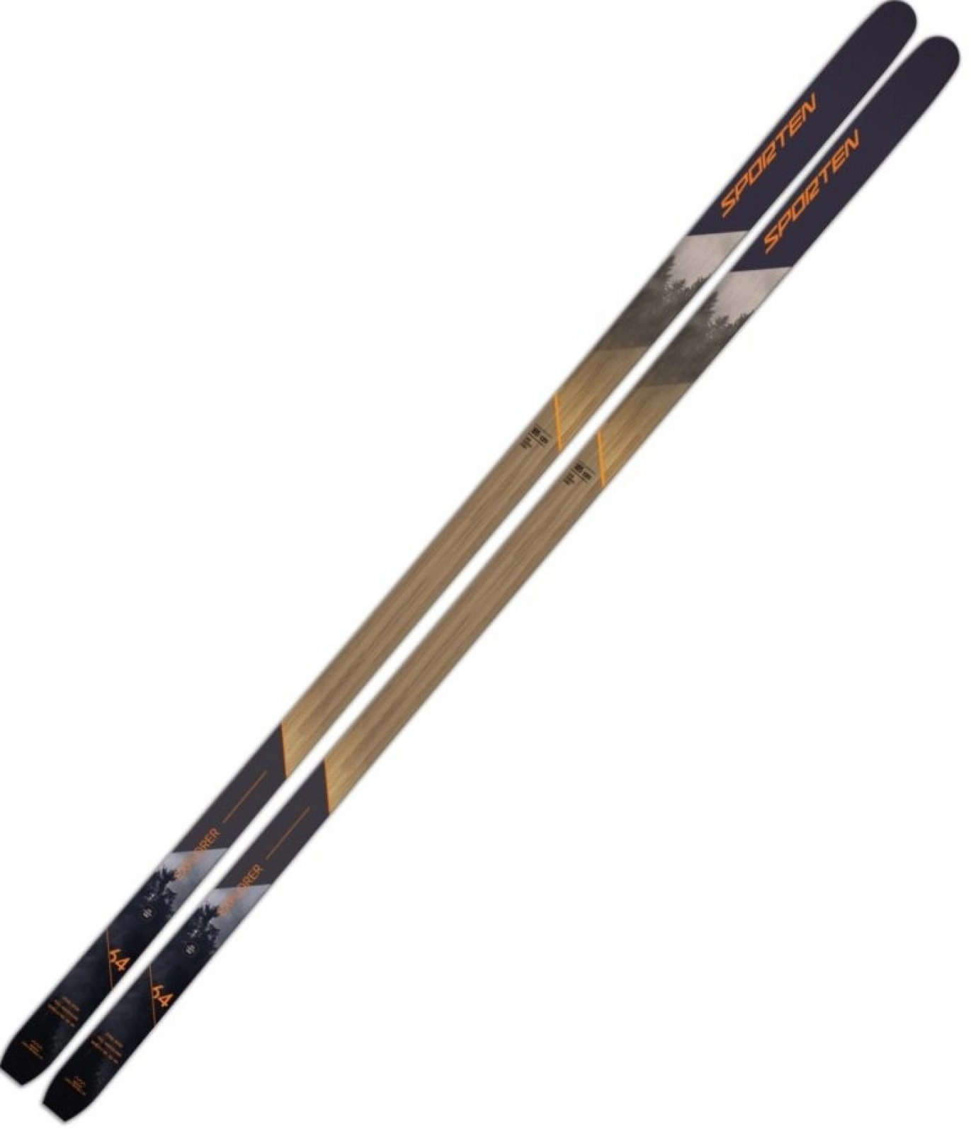 Sporten Explorer Skin černá/hnědá/oranžová turistické běžky