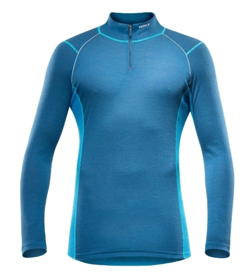 Devold Energy man zip neck subsea