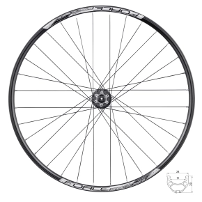 FORCE BASIC DISC 622x19 F804343-6d 32d černá