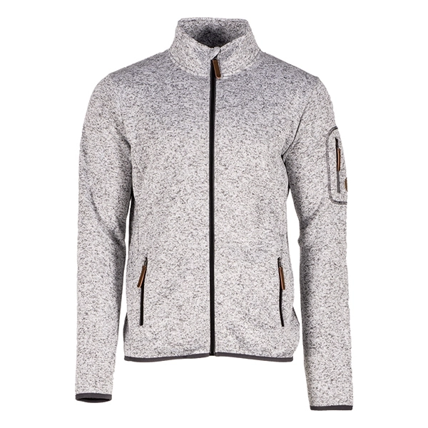 GTS 4004 Knitted Fleece Jacket melange carbon