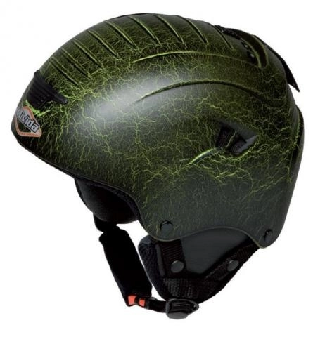 Lyžařská helma Mividia Lite Vertigo  černá/zelená