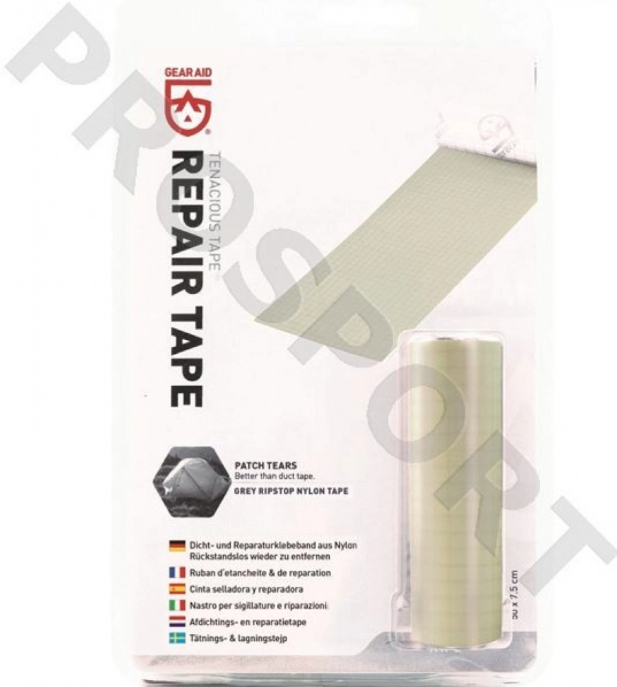McNETT GA TENACIOUS Repair Tape ripstop grey