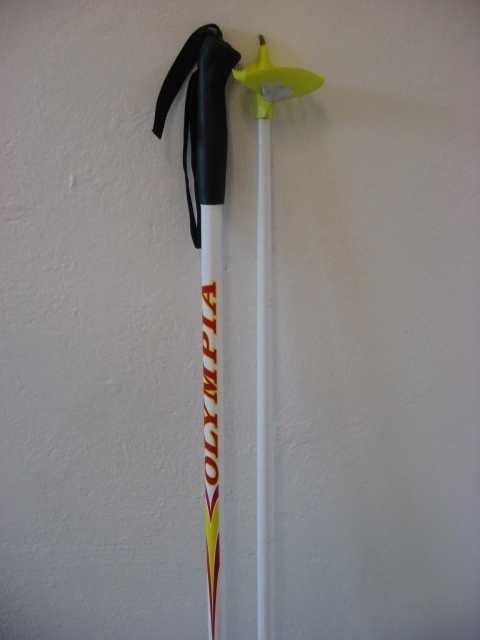 Olympia bílá 150 cm běžecké hole