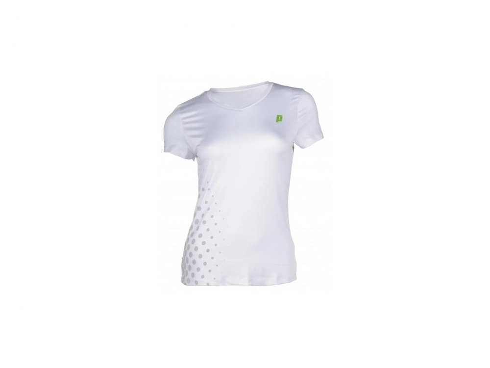 Prince V-Neck Tee bílá