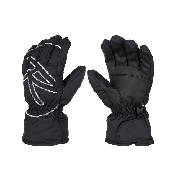 Rossignol JR ROSSI G black chlapecké zimní lyžařské  rukavice