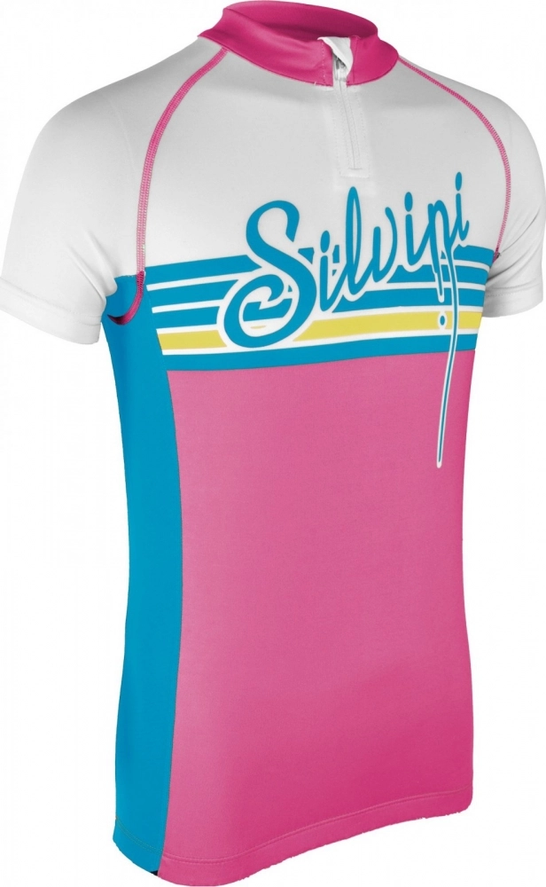 Silvini Tanaro  cyklistický dres dětský růžová