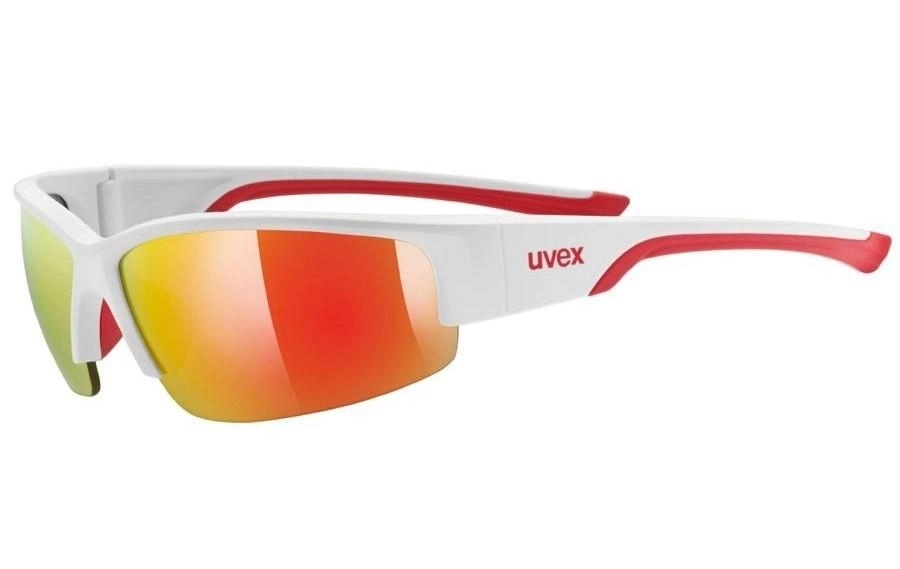 Uvex Sportstyle 215 white mat red