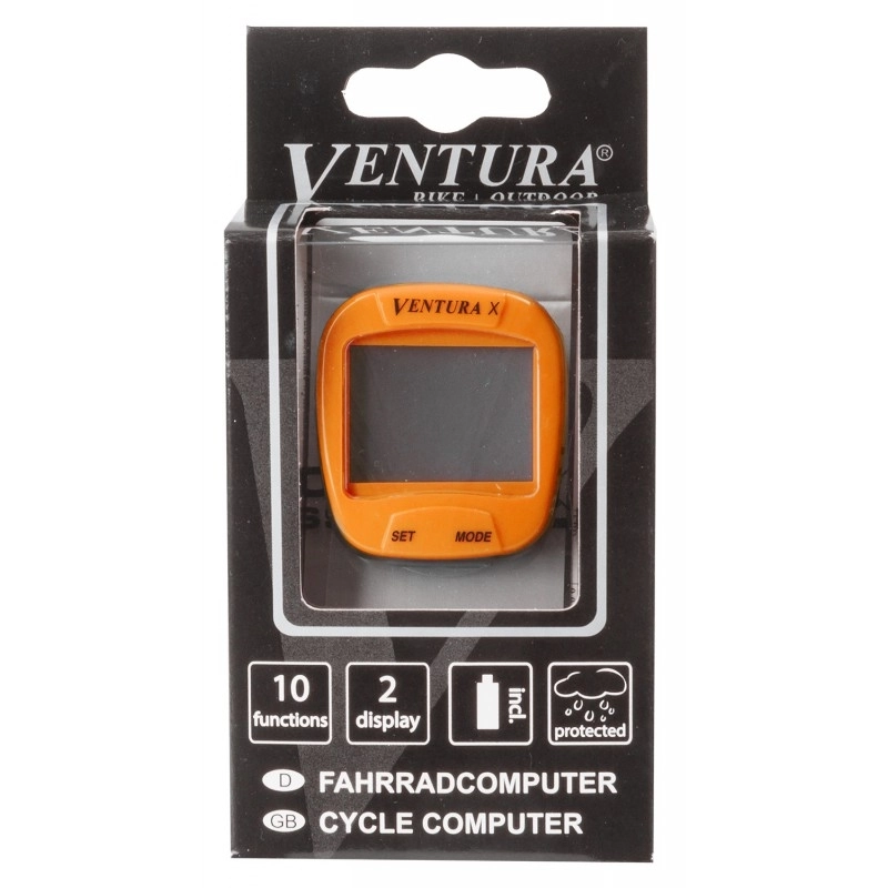 Ventura X 10 cyklocomputer bezdrátový oranžový